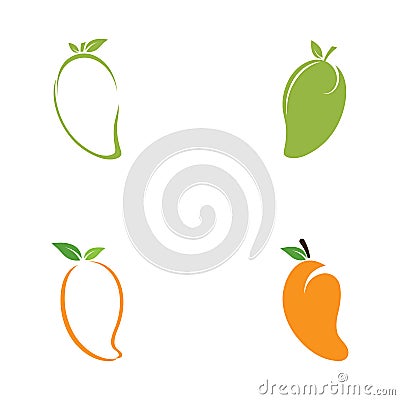 Mango vector logo Mango icon vector Vector Illustration