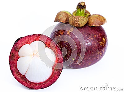 Mangosteen Stock Photo