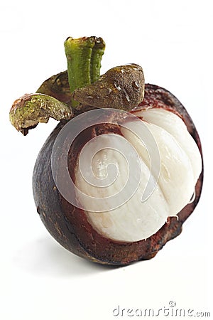 Mangosteen Stock Photo