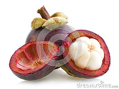 Mangosteen Stock Photo