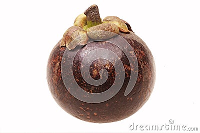 Mangosteen fruit Stock Photo