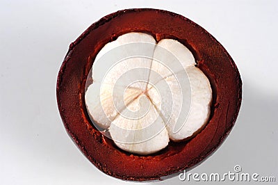 Mangosteen fruit Stock Photo