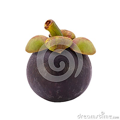 Mangosteen fruit Stock Photo