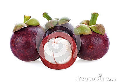 Mangosteen Stock Photo