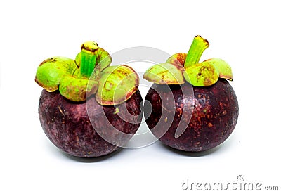 Mangosteen Stock Photo