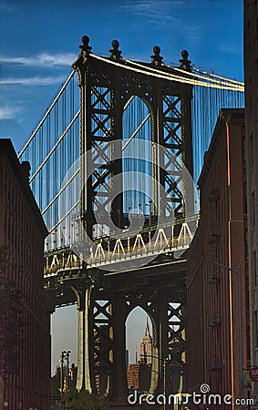 Manhattan bridge. New York Stock Photo