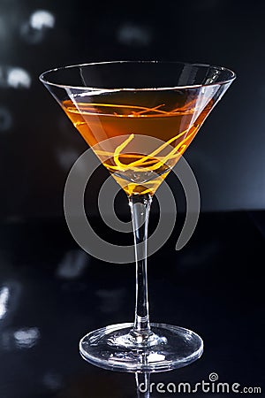 Manhattan cocktail Stock Photo