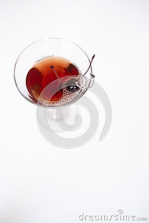 Manhattan craft cocktail Stock Photo