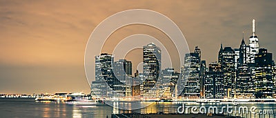 Manhattan Financial District Stock Photo