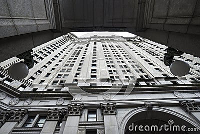 Manhattan Municipal Building in Manhattan in New York City, USA Editorial Stock Photo