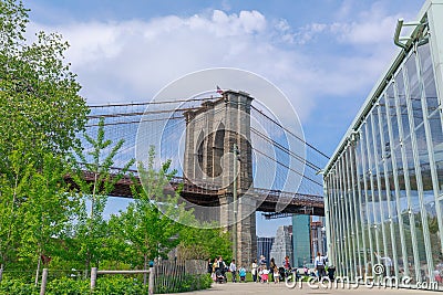 Jane's Carousel at Brooklyn Bridge Park in New York City Editorial Stock Photo