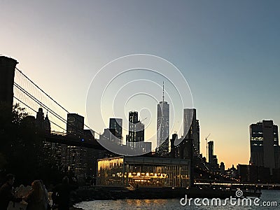 Manhattan of New York Editorial Stock Photo