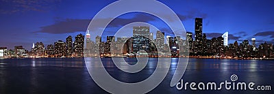 Manhattan panoramic Stock Photo