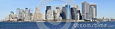 Manhattan skyline Stock Photo
