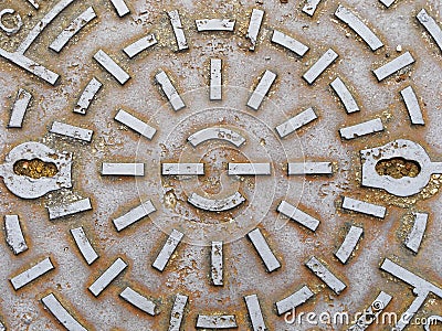 Manhole cover Stock Photo