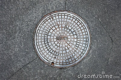 Manhole cover Stock Photo