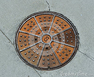 Manhole Covers Sewer Cover Stock Photo