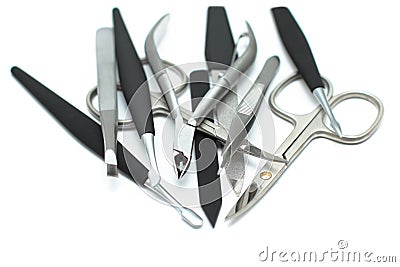 Manicure tools Stock Photo