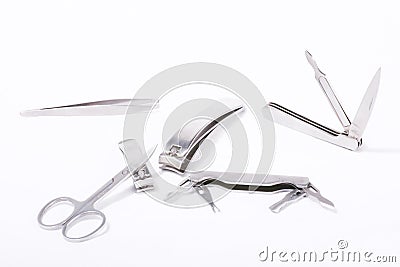 MANICURE TOOLS (click image to zoom) Stock Photo