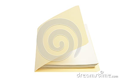 Manila Folder Stock Photo