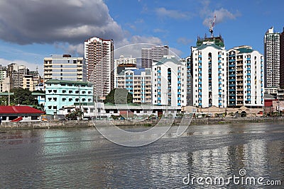 Manila Pasig River Stock Photo