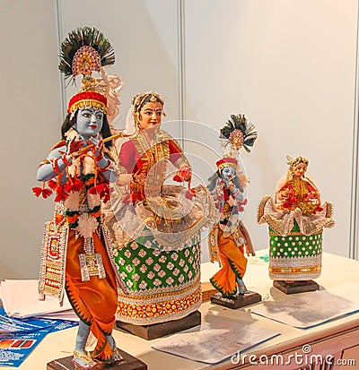 Manipuri Dolls Stock Photo