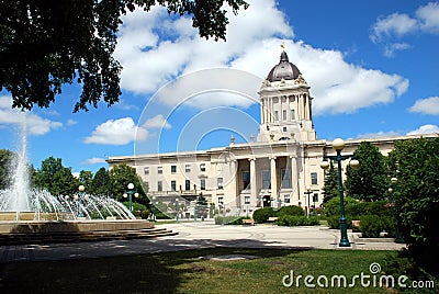 Manitoba Legislative Building Stock Photo