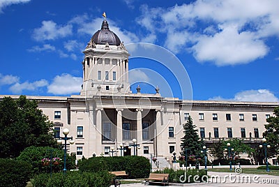 Manitoba Legislative Building Stock Photo