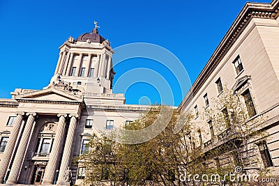 Manitoba Legislative Building Stock Photo