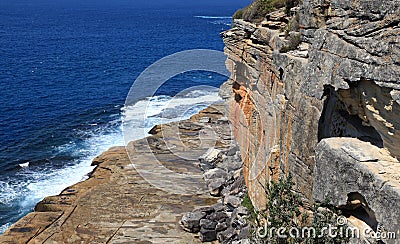 Manley beach and North Head Stock Photo