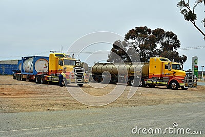 Australia, South Australia, Truck Editorial Stock Photo