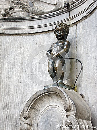 Manneken Pis Stock Photo