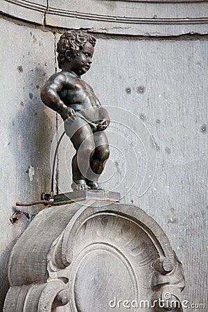 Manneken Pis Stock Photo