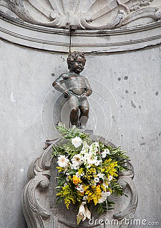 Manneken pis Stock Photo