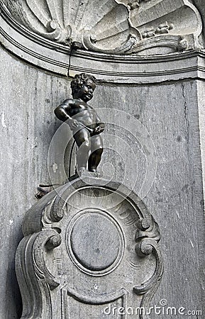 Manneken Pis. Stock Photo