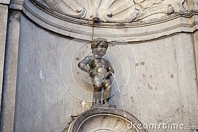 Manneken in Brussel (Belgium) Stock Photo