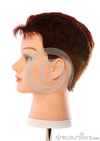 Mannequin Dummy Head Side Stock Photo