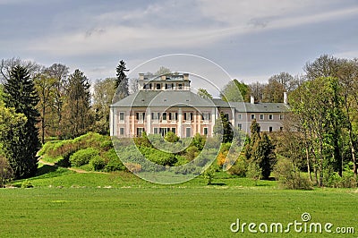 Manor house Ratiborice Stock Photo