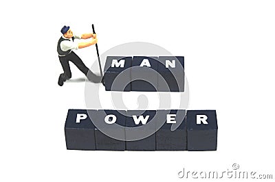 Manpower Stock Photo