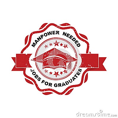 Manpower wanted Vector Illustration