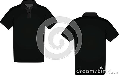 Mans polo t-shirt Vector Illustration