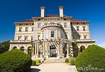 Mansion and gardens Editorial Stock Photo