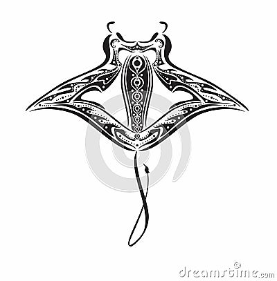 Manta Ray Stock Photo