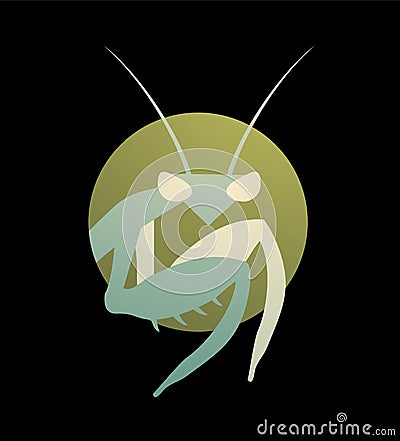 Mantis symbol Vector Illustration