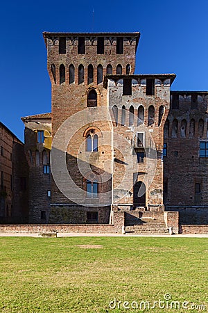 Mantova saint george castle tower Stock Photo
