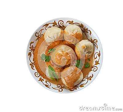 Afghani Mantu Stock Photo