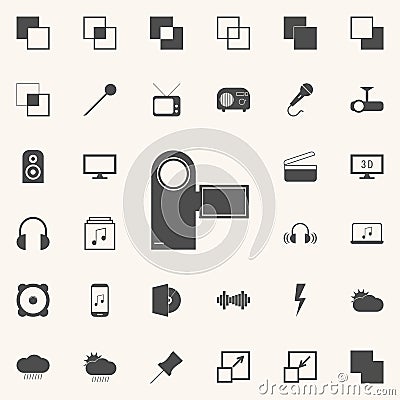 manual video camera icon. web icons universal set for web and mobile Stock Photo
