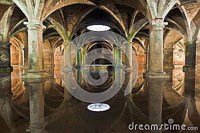 Manueline Cistern at El-Jadida, Morocco Stock Photo