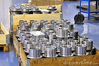 Manufactory stainless steel Stock Photo