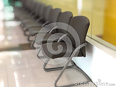 Many chairs in clinic Stock Photo